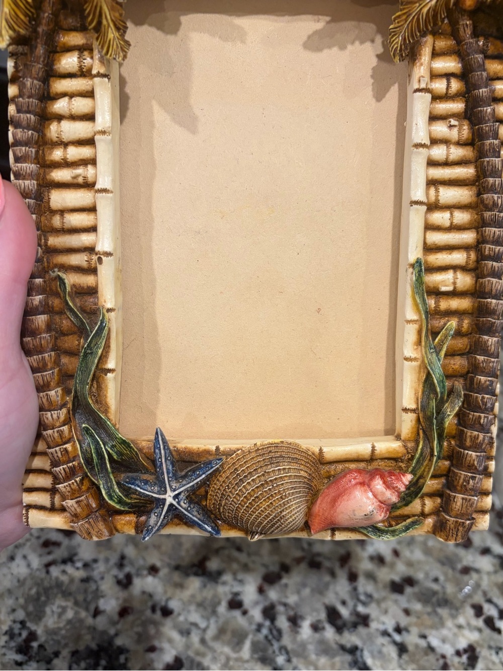 Vintage 3D Cancun, Mexico tropical vacation souvenir picture frame - Picture 5 of 6